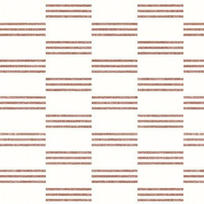 (small scale) Ella stripe - rust stripes  home decor (triple dash stack)  - LAD21