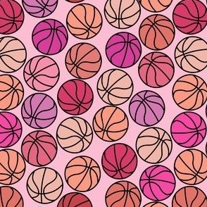 Basketballs Pink 