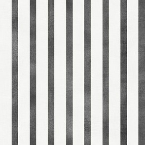 Mod Charcoal Vertical Stripes (white) 8”