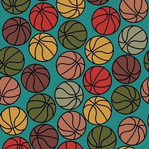Larger Basketball Pattern 