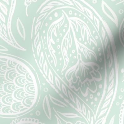 Boho Paisley - Mint