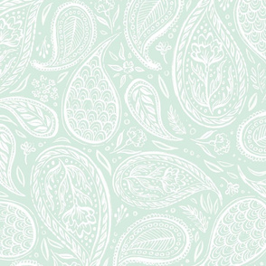 Boho Paisley - Mint