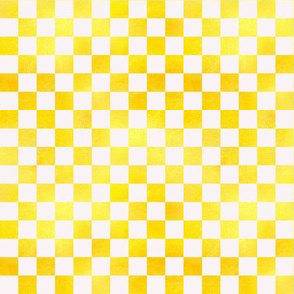 Sunshine Yellow Check