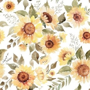 Sunflower Floral Fall