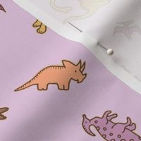 Dinosaur Sugar Cookies, Baby Pink