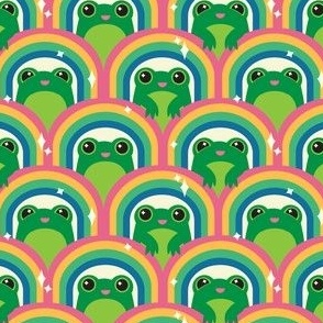 Happy Frog Rainbow (small)