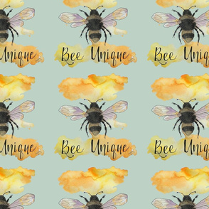 Bee Unique Grey Background