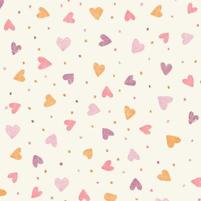 Watercolor Heartdots