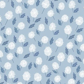 Dandelion Ditsy - Light Blue