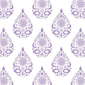 Weather Damask Purple