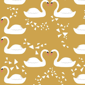 swans - mustard