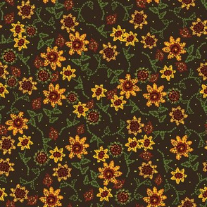 sunflower mosaic by rysunki_malunki