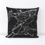 Large Black Faux Marble