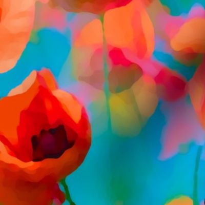 BLOOMING POPPIES III