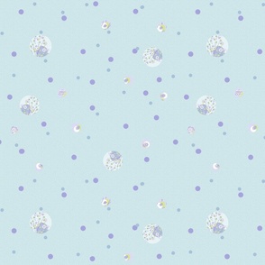 Baby pastel comfort dream bubbles sea glass 