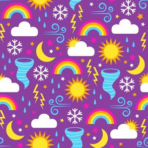 Weather Forecast (Purple)