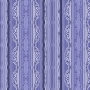 ornate stripes - blue 