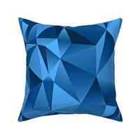 3D Triangles in Blue and Dark Blue