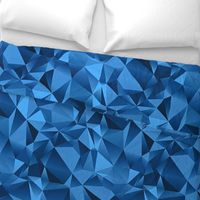 3D Triangles in Blue and Dark Blue