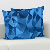 3D Triangles in Blue and Dark Blue