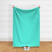 Tone on Tone Pawprints Medium Aqua