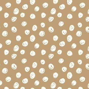 Spot Dotty - Dot White and Beige