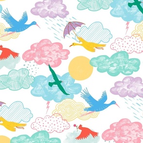 Pastel_sky_with_birds_-_medium