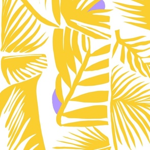 Retro Palm spring  / yellow 