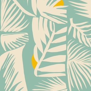 Retro Palm spring  /Cream