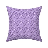 Purple Pawprints Small Lavender