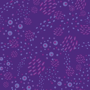 periwinkle sprinkles infection on purple by rysunki_malunki