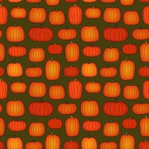 Pumpkins Small Forest Green