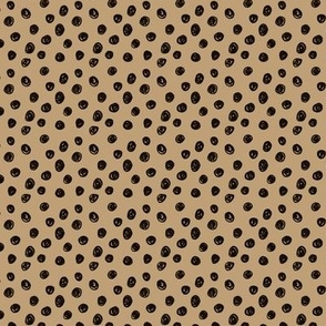 Spot Dotty - mini micro dot black beige