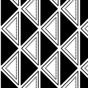 Pattern 0110 - black and white geometrics