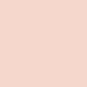 Soft blush pink solid block f5d7cc by Jac Slade