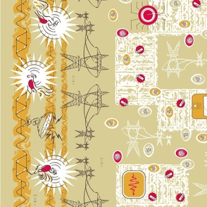 radiotronic rooster 54" double border