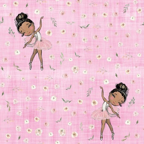 ballet pink linen
