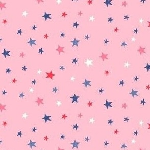 Stars - light pink