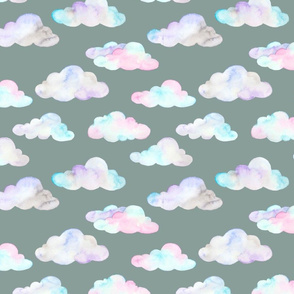 Clouds grey