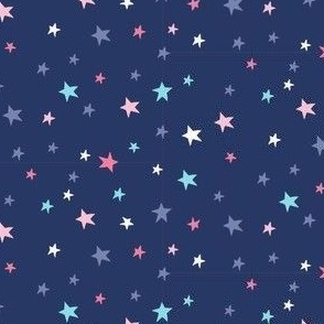 Stars - blue