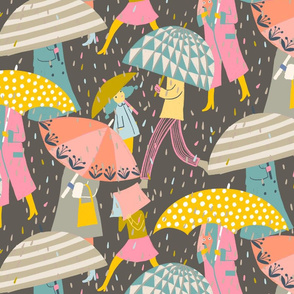 umbrella fashion // dark // medium scale