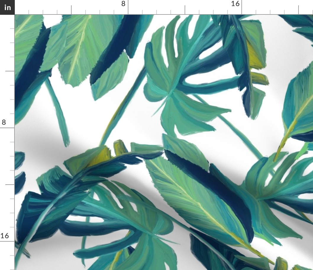 Banana leaf,monstera,tropical leaf pattern 