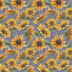 Sunflower purple