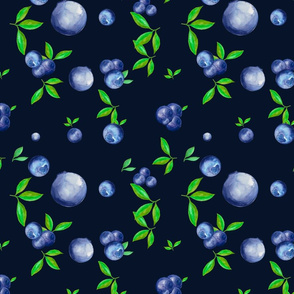 Berries,blueberry pattern 