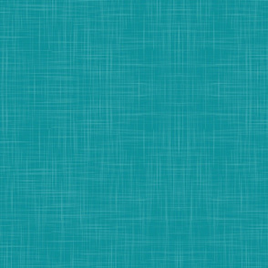 bohemian turquoise - linen texture on turquoise - textured fabric