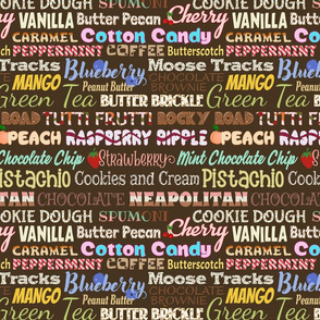 ice cream flavors - medium