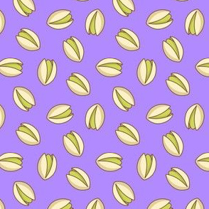 Pistachios on Purple