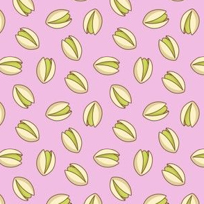 Pistachios on Pink