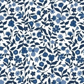 Traditional Navy Floral
