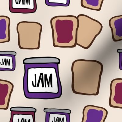 Bread and Jam 2.0 Large on Cream